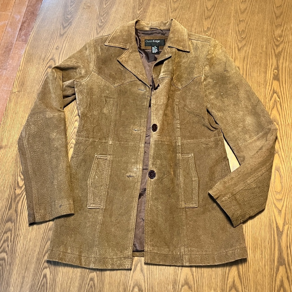 Vintage Brown western Leather Jacket